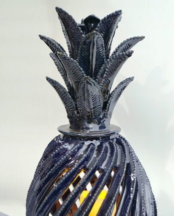 Artesanias Mex Tapa De Lampara De Ceramica Biznaga