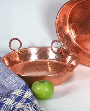 Artesanias Mex Paellera De Cobre Martillado De Santa Clara