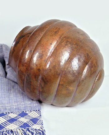 Artesanias Mex Vasija De Cobre Con Cinturones