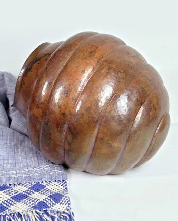 Artesanias Mex Vasija De Cobre Con Cinturones