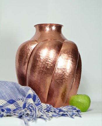 Artesanias Mex Vasija De Cobre Barniz Protector Brillante